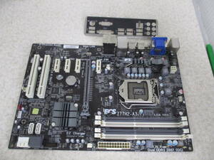 マザーボード Z77H2-A3 V1.2 LGA1155 ◆ジャンク品◆IOパネル付き◆NO:jII-15/2