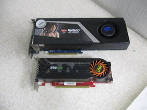  graphics board Radeon HD6970 / +Geforce GTS 450 / 2 piece set * junk *No:308