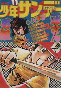 週刊 少年サンデー 1976年11号 昭和51年 岩崎宏美 欽ドン ゴレンジャー 小山ゆう 池上遼一 あだち充 今道英治 水島新司 ジョージ秋山 雑誌