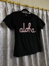 フラダンス Aloha フラガール Hawaii シャツ Tシャツ トップス カットソー パウスカート ハワイ ブラック 黒 カヒコ アロハ ハワイアン_画像5