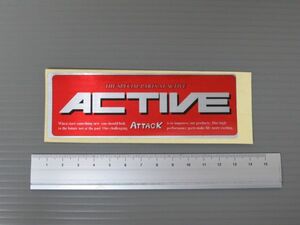 ACTIVE アクティブ ステッカー デカール 新品未使用 送料無料