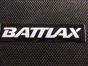 ★☆当時モノ/稀少★BATTLAX/バトラックス/BRIDGESTONE/ブリヂストン/レーシング ステッカー★サイズ:約4.6㎝(縦)×22.1㎝(横)★