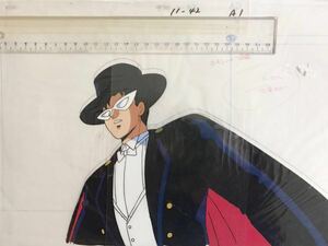 39 large size cell Sailor Moon cell picture animation attaching ground place ./ tuxedo mask 