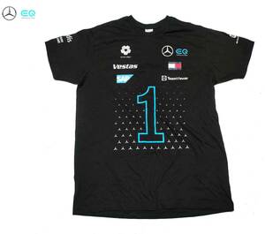 メルセデスEQ・フォーミュラEチーム 2020-21 チャンピオン記念Tシャツ　L　 非売品 デ・フリース　バンドーン