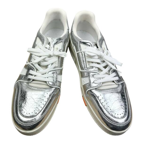 LouisVuitton(ルイヴィトン) Trainer Line Leather Sneaker (silver)