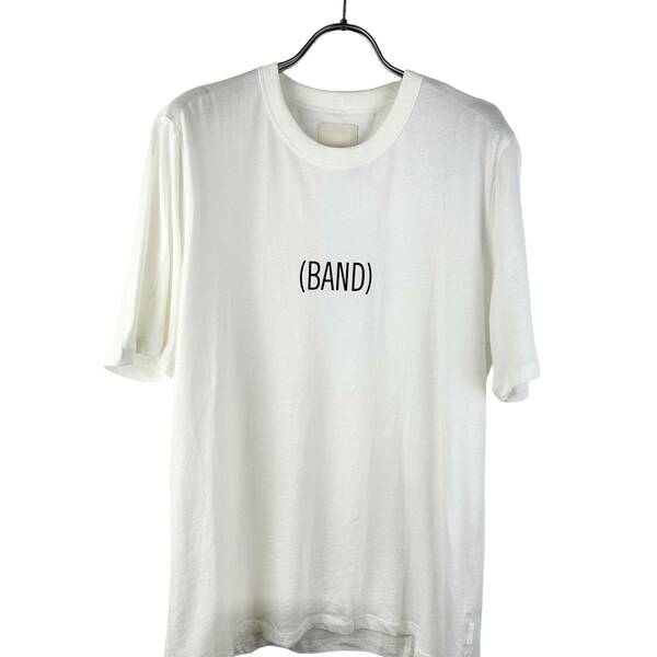 BAND OF OUTSIDERS(バンドオフアウトサイダー) (BAND)Fitting Size T Shirt (white)