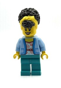 即決 新品 未使用　レゴ LEGO ミニフィグ　おしゃれマダム　女性　ヘアバンドの女の人　ファンキー