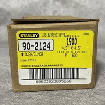 USA製 デッドストック▽STANLEY スタンレー 蝶番 金具 アメリカ製 アウトドア DIY スタンレイ ビスセット ネジ 1 未使用_画像6