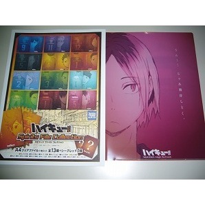 送料無料 ハイキュー!! Spirits File Collection 孤爪 音駒高校