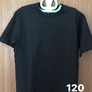 美品☆黒色 Tシャツ 120