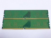 メモリ デスクトップパソコン用 KingstonとMicron DDR4-2400 PC4-19200 4GBx2枚合計8GB 起動確認済です チップに文字はげなどがございます_画像4