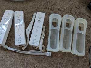 3 piece Wii remote control controller RVL-003 strap jacket attaching 