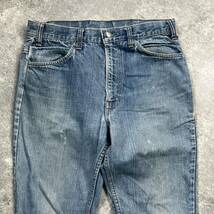 70S USA製 VINTAGE Levis646 フレアデニムパンツ W33_画像2