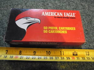 AMMO空箱 AMERICAN EAGLE 380 AUTO 95Gr. 1箱（トレイ付）