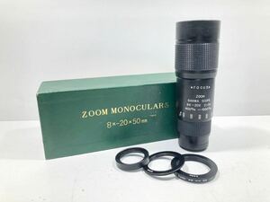 【ad2303010.a82】SANWA SCOPE ZOOM MONOCULARS 8×-20× D=50