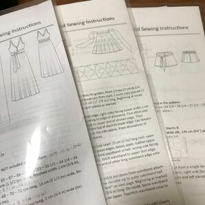 BURDASTYLE ビュルダスタイル 婦人服 レディース ワンピ ショートパンツ スカート 型紙 パターン ３個セット