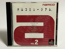 帯ハガキ付き PS ナムコミュージアム Vol.2 プレイステーション プレステ PS1 ゼビウス マッピー キューティQ ギャプラス グロブダー_画像2