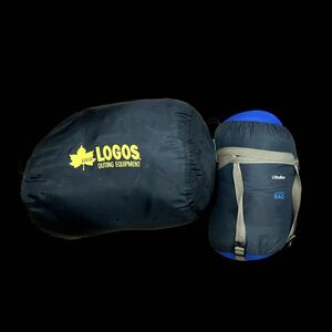 [ pickup warm welcome!!!] Logos sleeping bag 72400070 190cm×80cm /Ohuhu 230×83cm sleeping bag together set ****