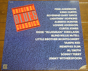 Original Blues Classics - LP/ Rhythm & Blues,Sonny Terry,Eddie Kirkland,Tampa Red,Alberta Hunter,King Curtis,Prestige Records,1988