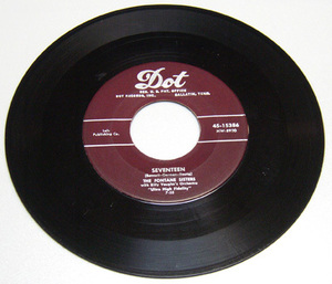 45rpm/ Seventeen - The Fontane Sisters - If I Could Be With You / 50's,JIVE,ロカビリー,Dot Records - 45-15386,Original,1955