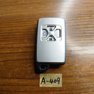 A-409　トヨタ純正 　ヴォクシー基盤:271451-0500 スマートキー 3ボタン 左側スライドドア　匿名配送　