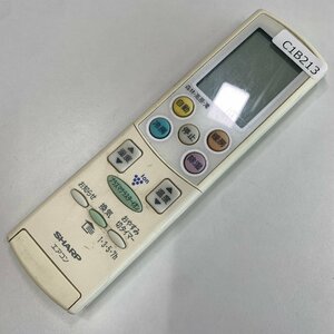 C1B213 【送料１８５円】エアコン リモコン / SHARP シャープ A621JB 動作確認済み★即発送★