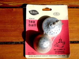  hard-to-find * package unopened [MIRRO] treasure miro*Screw-Top [tea ball]* rare Made in U.S.A.!