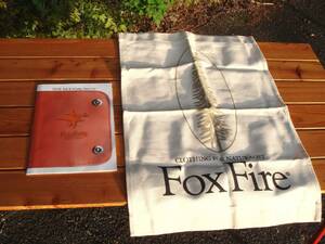  hard-to-find * store furniture [Fox Fire] beautiful goods * treasure Foxfire * vertical cotton banner * finest quality condition!