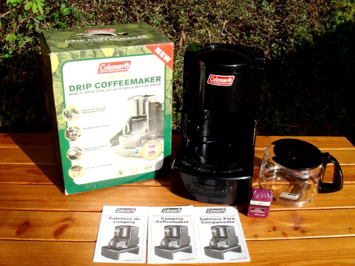 入手困難★箱付デッドストック【Coleman】お宝★コールマン★Coffee Maker★極上Style Camping♪ 入手困難☆箱付デッドストック【Coleman】お宝☆コールマン