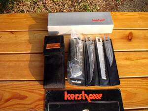  hard-to-find * box attaching dead stock [Kershaw] treasure car shou*Do-It-All Blade Trader* rare Made in Japan!