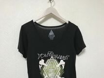 本物ボルコムVOLCOMプリントVネック半袖TシャツメンズアメカジサーフミリタリービジネススーツS黒ブラックスケーターストリートメキシコ製_画像2