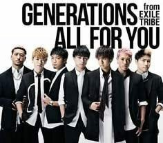 【中古】《バーゲン30》All For You【official Shop限定商品】 / GENERATIONS from EXILE TRIBE c6213【未開封CDS】