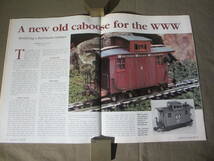 古雑誌：米国 ”１番ゲージなど：大型の模型”「Garden Railways：庭園鉄道」３冊セット・・・1998年２冊＋1999年１冊_画像4