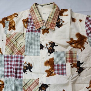  unused KARL HELMUT Karl hell m chihuahua dog short sleeves cotton shirt 