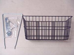 * new goods * newspaper delivery * bicycle * newspaper basket * basket * front basket * black 