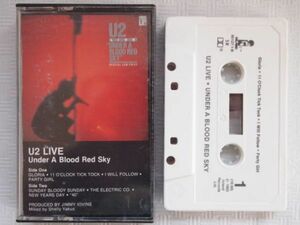 【再生確認済US盤カセット】U2 / Under a Blood Red Sky=四騎= ライブ盤