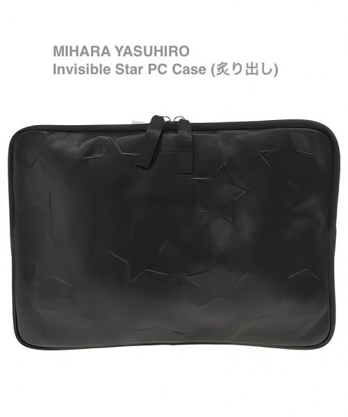 MIHARA YASUHIRO 炙り出しスタークラッチバッグ 黒 新品-