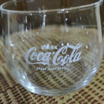 Coca-Cola 蓋付き 小物入れ ガラス 中古現状品 コカ・コーラ 昭和 レトロ 当時物 ノベルティ_画像8