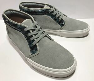 美品!! VANS バンズ SUPREME 別注 CHUKKA BOOT 95 GREY 29cm us 11 シュプリーム チャッカ ブーツ グレー スエード