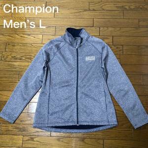 [ free shipping ]Champion Zip up jacket gray × navy men's L size Champion 