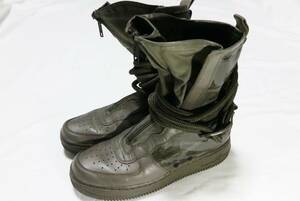 希少 NIKE AIR FORCE エアーフォース ワン Special Field HighBoots Sneakers 迷彩柄 US9 27cｍ