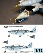 1/72 エアモデル　Me 262 V9用 音響式索敵プローブ_画像4