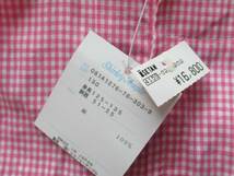新品　タグ付き　日本製　シャーリーテンプル　130サイズ　ピンク　ギンガムチェック　ワンピース　ドレス　パフェレース　はしごレース_画像6