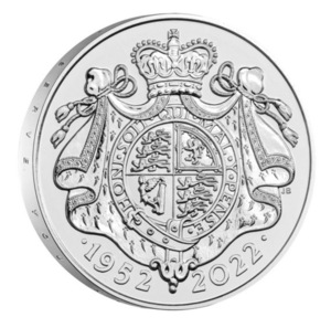 【ラスト１点】 新品 激レア 2022年 イギリス プラチナジュビリー 5ポンド硬貨 BU エリザベス女王 Brilliant Uncirculated
