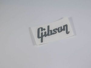 Gibson オープンO ロゴ シルバー フライングV/ファイアバード サイズ 補修・リペア用 #NSTICKER-GIBVO-SILVER