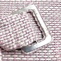 dazzlin ダズリン S レディース 編みスカート フレア ウエストにゴムとベルト ポリ100% ピンク×グレー×ベージュ×ホワイト ピンク系_画像4