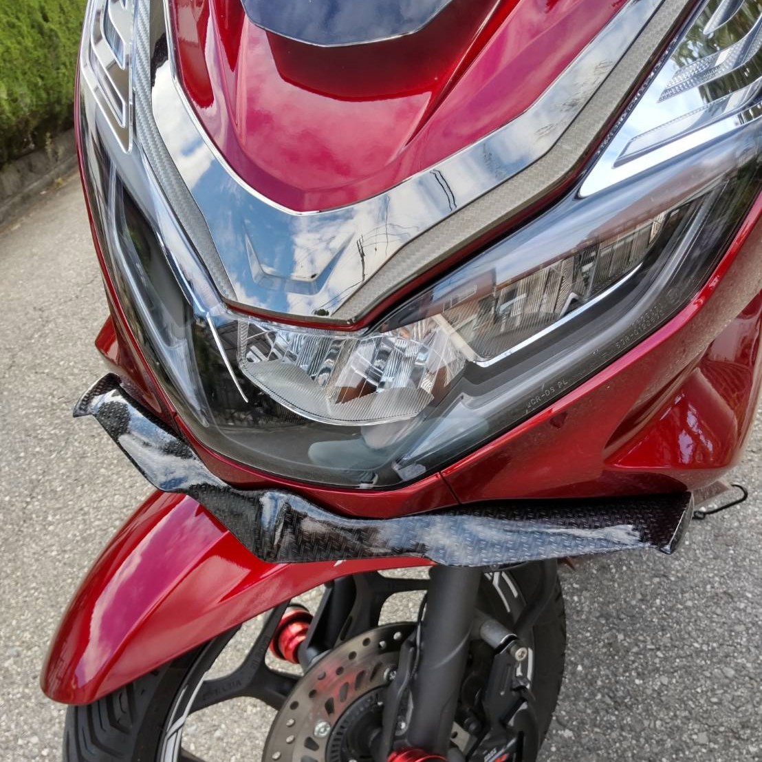 拓さま専用 新型PCX(JK05/KF47)リヤフェンダーロングタイプ