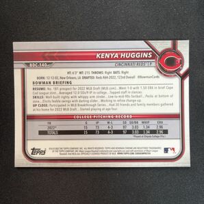 2022 Topps Bowman Chrome 1st Kenya Hugginsの画像2