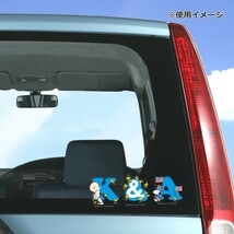 スヌーピー イニシャルステッカー F SNOOPY SN216 4956019132156 キャラクター グッズ メール便OK_画像3