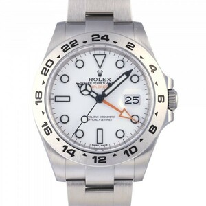 Rolex ROLEX Explorer II 216570 Белый циферблат Подержанные мужские часы